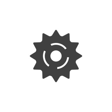 dişli tekerlek vektör simgesi