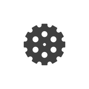 dişli tekerlek vektör simgesi