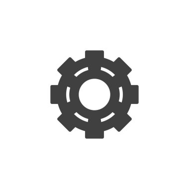 dişli tekerlek vektör simgesi