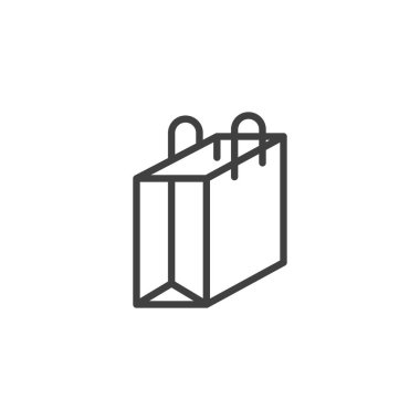 Kağıt çanta satırı simgesi