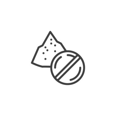 İlaç tableti toz çizgi simgesi