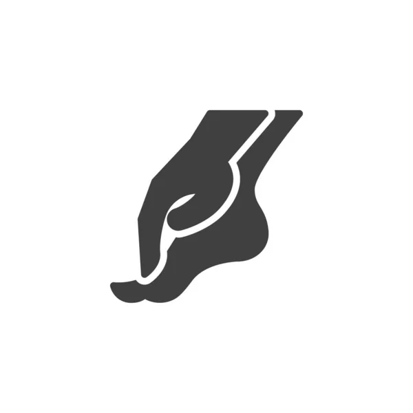 Vektor-Symbol für die Fußmassage — Stockvektor