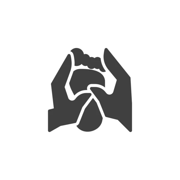 Füße Massage Vektor Symbol — Stockvektor