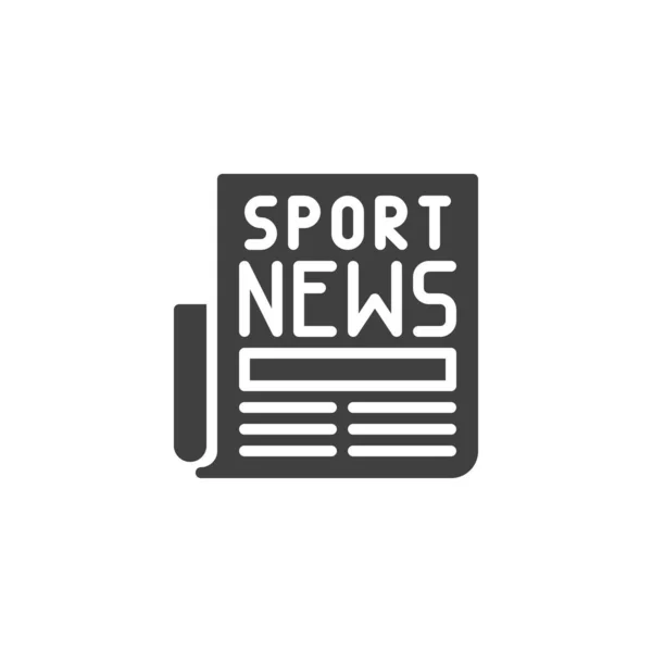 Sport news headline vector icon — Stock Vector