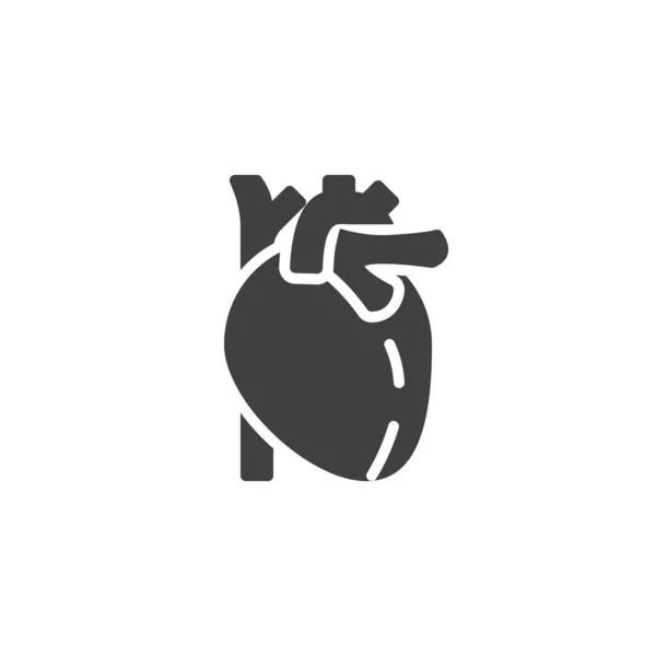 Ikona wektora serca człowieka — Wektor stockowy