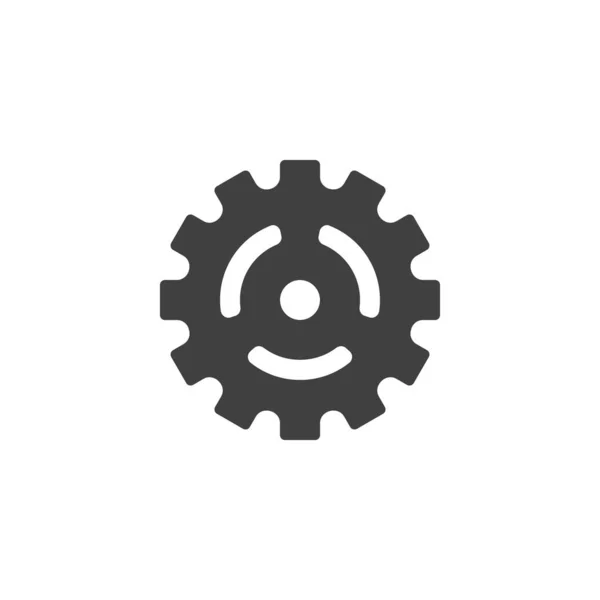 Tandwielvector pictogram — Stockvector