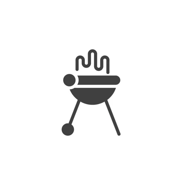 Barbecue Grill vecteur Icône — Image vectorielle