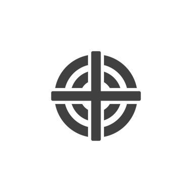 Hedef Vektör Simgesi