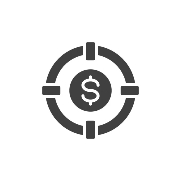 Money Target vector icon — Stock Vector
