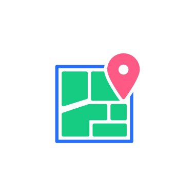 Seyahat Hedefi düz simgesi