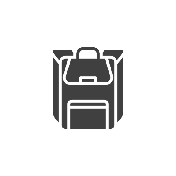 Хаверсак Векторный Значок Рюкзака Заполненный Плоский Знак Мобильной Концепции Веб — стоковый вектор
