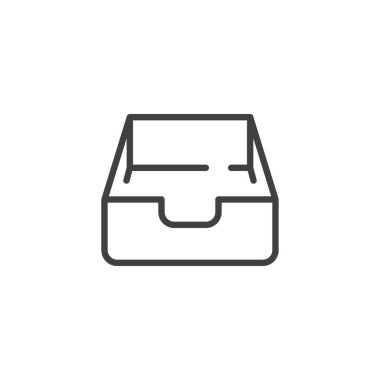 Depolama, çekmece satırı simgesi