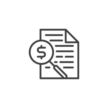 Fatura muhasebe satırı simgesi