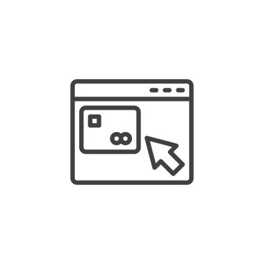 İnternet bankacılık satırı simgesi