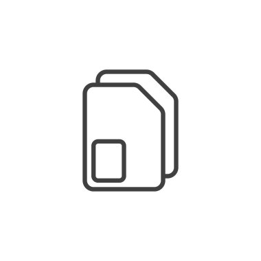 Sim kart satırı simgesi