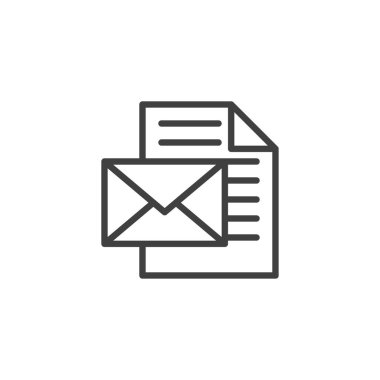 Zarf ileti satırı simgesi