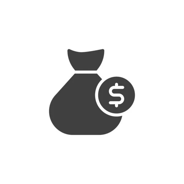 Ikona Wektora Dolara Wypełnione Płaski Znak Dla Koncepcji Mobilnej Projektowania — Wektor stockowy