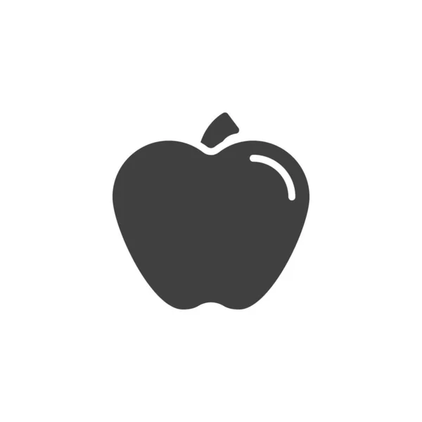 Icono Vector Apple Signo Plano Lleno Para Concepto Móvil Diseño — Vector de stock