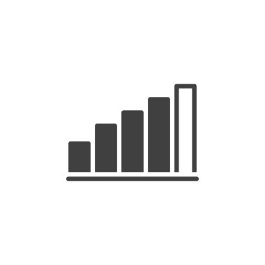 Kablosuz ağ sinyal vektör simgesi. Mobil konsept ve web tasarımı için düz tabela. Sinyal bağlantı güç simgesi simgesi. Sembol, logo çizimi. Vektör grafikleri