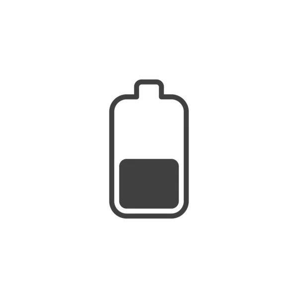 Icône Vecteur Alimentation Batterie Panneau Plat Rempli Pour Concept Mobile — Image vectorielle