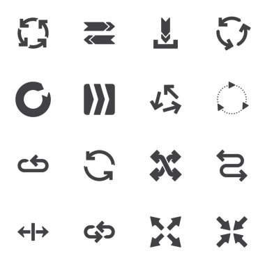 Ok Vektör Simgeleri Ayarlandı