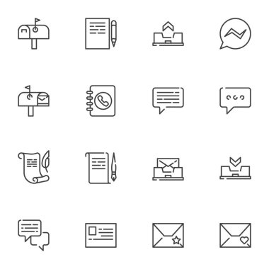 İletişim satırı simgeleri ayarlandı