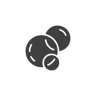 Su kabarcıkları vektör simgesi