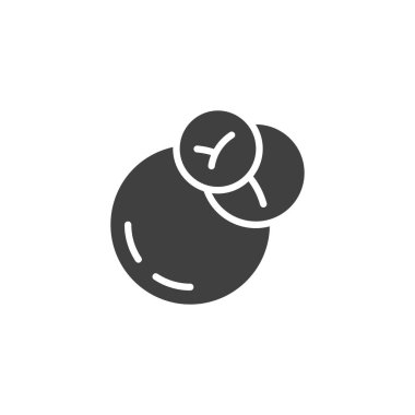 Sabun köpüğü vektör simgesi