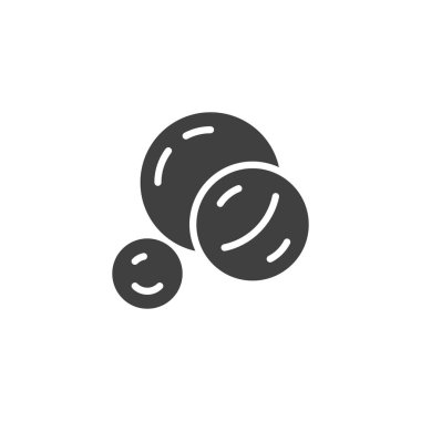 Kabarcık vektör simgesi