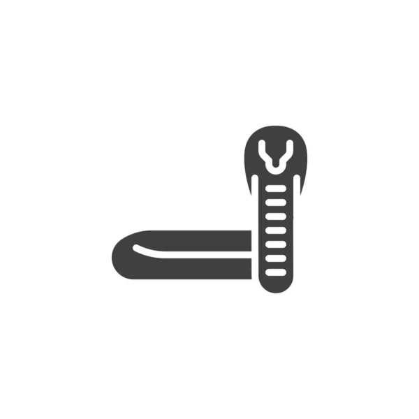 Cobra serpiente vector icono — Archivo Imágenes Vectoriales