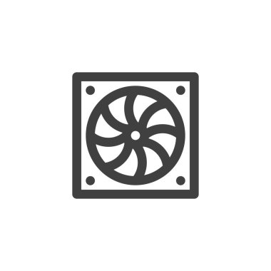 PC soğutucu satır simgesi