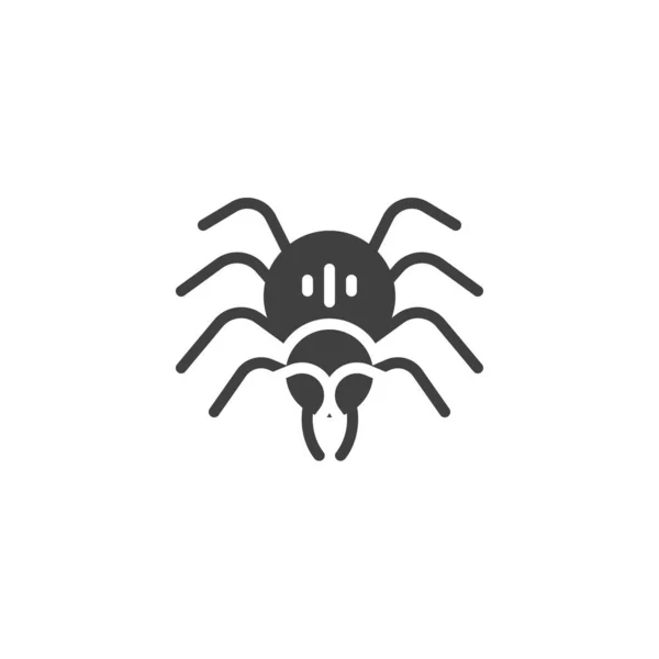 Spinnenvektorsymbol Halloween Gefüllte Flache Schilder Für Mobiles Konzept Und Webdesign — Stockvektor