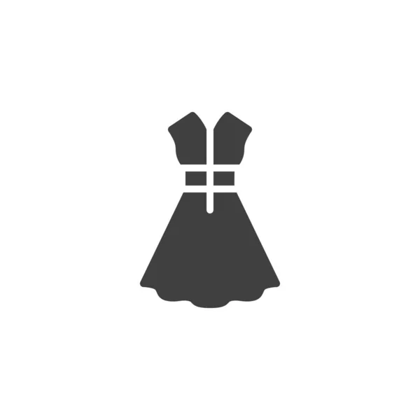 Άτριχο Φόρεμα Διάνυσμα Εικονίδιο Γεμισμένο Επίπεδο Σήμα Για Την Έννοια — Διανυσματικό Αρχείο