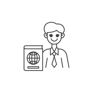 Coğrafya öğretmeni satırı simgesi