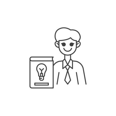 Mühendis öğretmen satırı simgesi