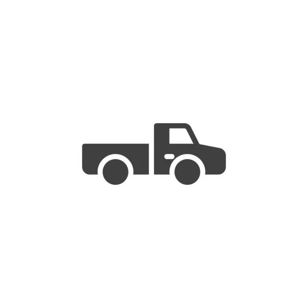 Ícone de vetor de caminhão de coleta —  Vetores de Stock