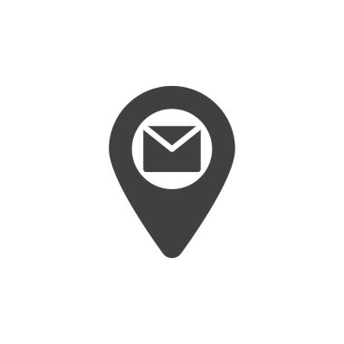 Konum pin vektör simgesi gönder