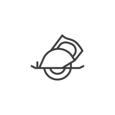 Dairesel testere çizgisi simgesi