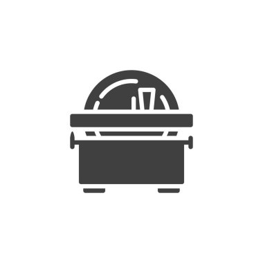 Marangozluk testere makine vektör simgesi