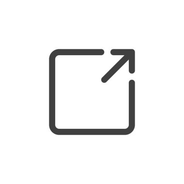 Dış bağlantı çizgisi simgesi