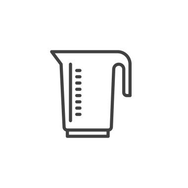 Bardak çizgisi simgesi ölçülüyor