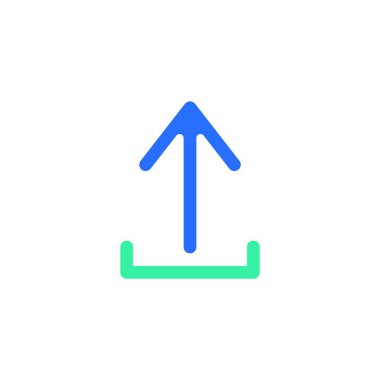 Ok simgesi vektörü yükle