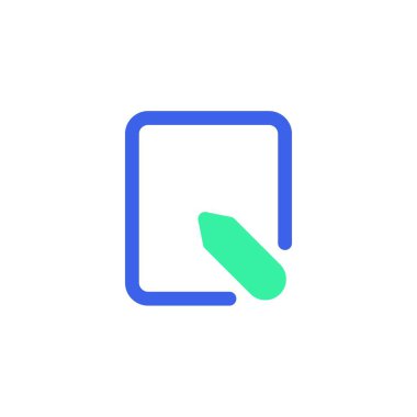 Belge simgesi vektörünü düzenle