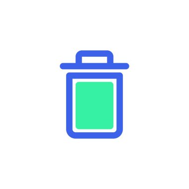 Çöp kutusu simgesi vektörü