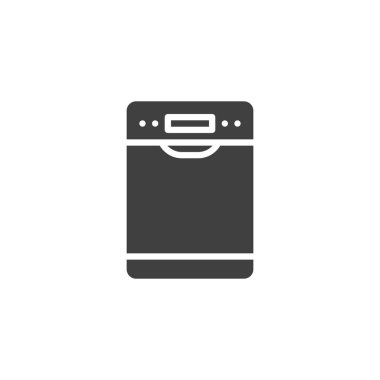 Bulaşık makinesi vektör simgesi