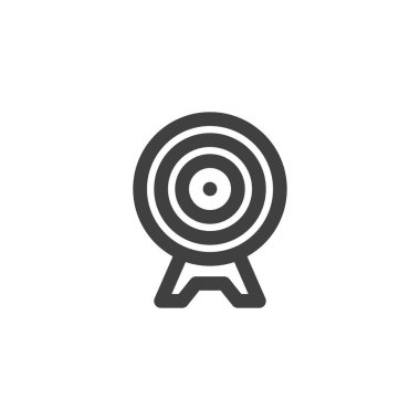 Okçuluk hedef satırı simgesi