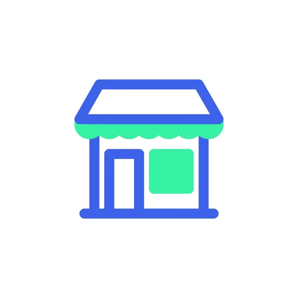 Store, market icon vector — Stock Vector
