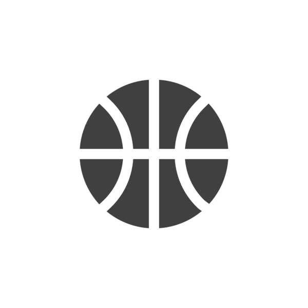 Basketball ball vector icon — Stock Vector