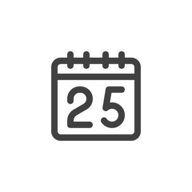 Noel takvim çizelgesi simgesi