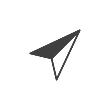 Ok vektör simgesi gönder